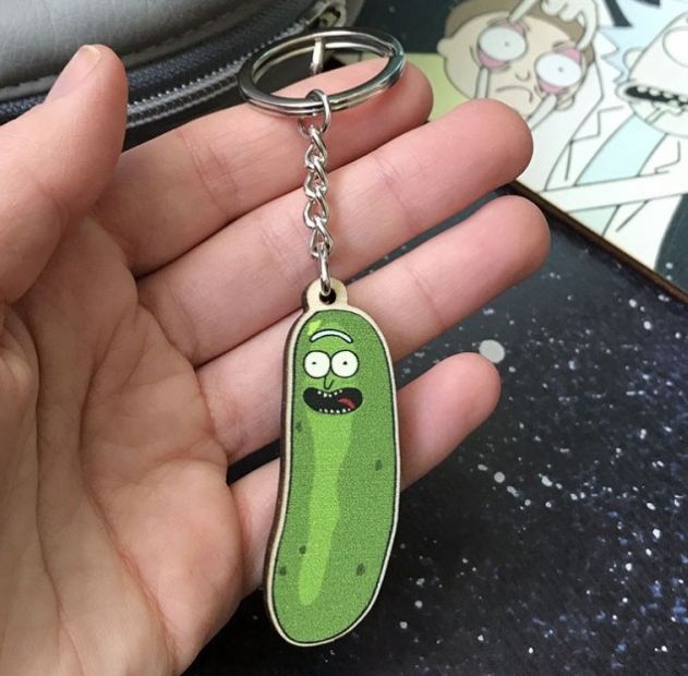 Брелок "Огурчик Рик"