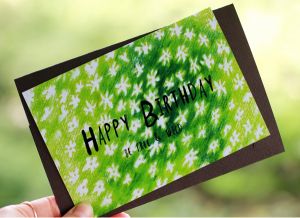 Открытка ""Happy Birthday"