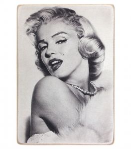 Постер деревянный "Мерлин Монро"