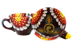 Чашка керамическая 0.5л. (51) (ручная работа)