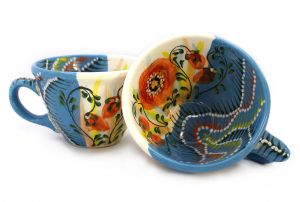 Чашка керамическая 0.5л. (27) (ручная работа)