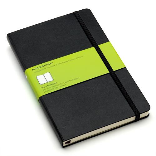 Классическая записная книжка (средняя) Moleskine Large Plain Notebook