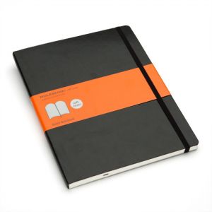Классическая записная книжка с мягкой обложкой (большая)  Moleskine XLarge Soft Ruled Notebook