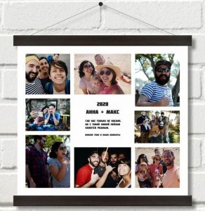 Постер с вашими фото 8 шт + рамка