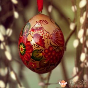 Пасхальное яйцо (писанка) с подвеской (17)