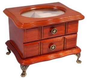 Комодик для украшений "Антик"(с окошком)