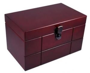 Шкатулка для украшений, трехъярусная