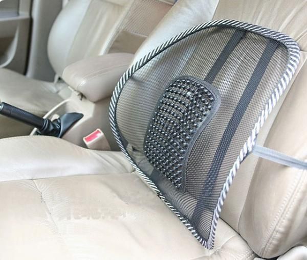 Массажная накладка на кресло в офис и автомобиль (упор для спины)