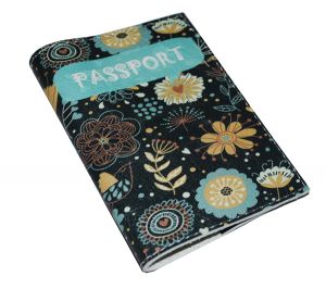 Обложка для паспорта "Игривая" (натур. кожа)