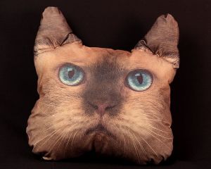 Подушка-кот "Сиамская морда"