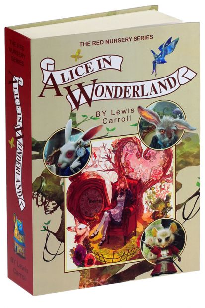 Книга-сейф "Алиса в стране чудес" (с настоящими страницами!)