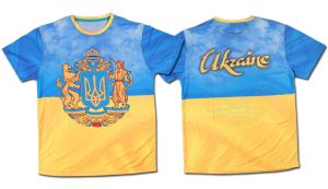 Футболка с украинской символикой  "Герб Украины"