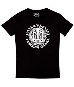 Футболка "Слава Україні - Героям Слава" black