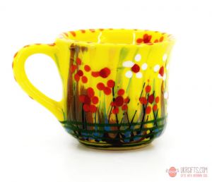 Чашка для кофе керамическая 0.1 л. Серия "Абстракция" (02)