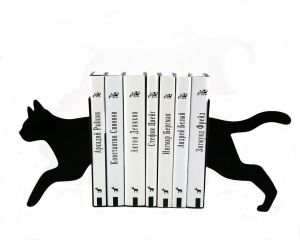 Упор для книг "Бегущая кошка"