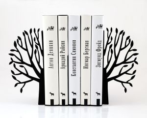 Упор для книг "Весна просыпается" (черная)