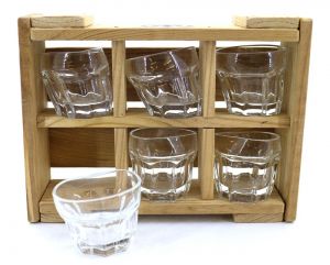 Стопки пьяные "Шалена чарка" набор 6 шт в ящичке