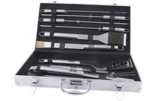 Набор инструментов для барбекю в кейсе "Стильный мясоед"