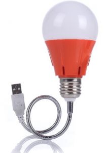 USB-светильник "Лампочка", оранжевая (скидка)