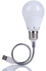 USB-светильник "Лампочка", белая (скидка)