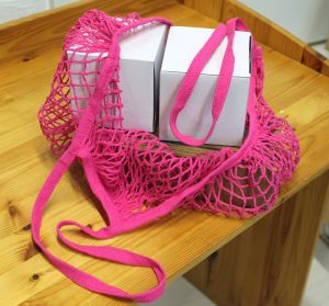 Авоська, эко-сумка для всего, пинк