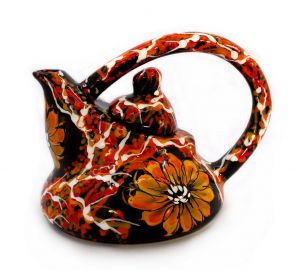 Чайник керамический, (86) (ручная работа)
