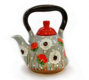Чайник керамический, (88) (ручная работа)