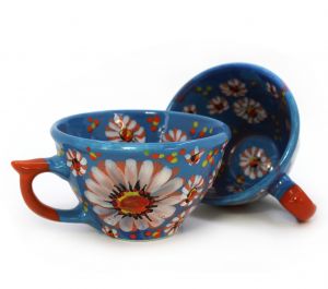 Чашка керамическая 0.5л. (23) (ручная работа)