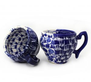 Чашка-глечик керамическая "Абстракция" (02) 0.2 л.