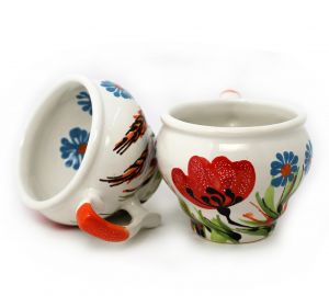 Чашка-глечик керамическая 0.2 л, (16)