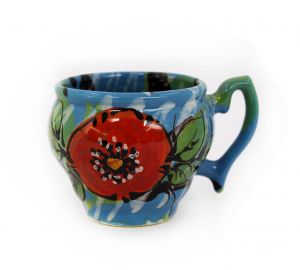 Чашка керамическая 0.2л (05) (ручная работа)