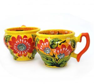 Чашка-глечик керамическая "Петриковка" 0.2 л.