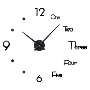 Настенные часы самоклеющиеся "Лондон" 60 - 90 см 