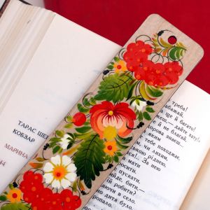 Закладка ручной работы мастеров Петриковской росписи (07)