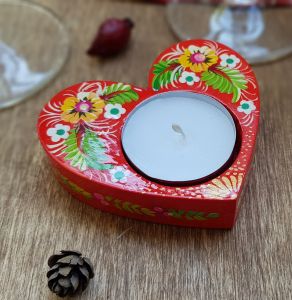 Подарок на день Святого Валентина - Подсвечник "Сердце"