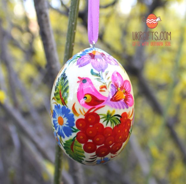 Пасхальное яйцо (писанка) с подвеской (23)