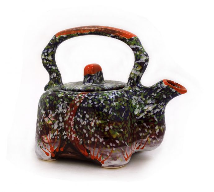 Чайник керамический, (14) (ручная работа)