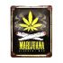 Металлическая табличка "Marijuana"
