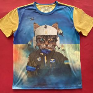 Футболка "Кот ВСУ"- летчик