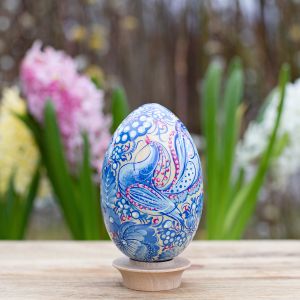 Пасхальное яйцо большое (писанка) на подставке "