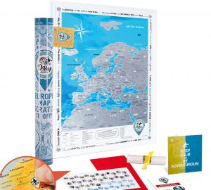 Скретч-мапа «Discovery Map Европа» (англ.)