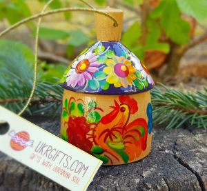 Колокольчик-домик "Рідна хатинка" (08)