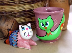 Чайный дует "Мартовские коты" фиолет