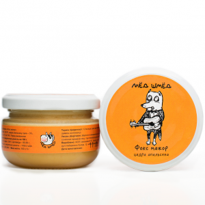 Мед натуральный "Фокс мажор"  с цедрой апельсина