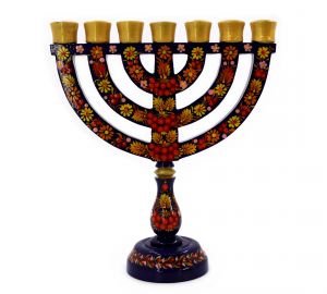 Менора "Калинка" средняя, Петриковская роспись