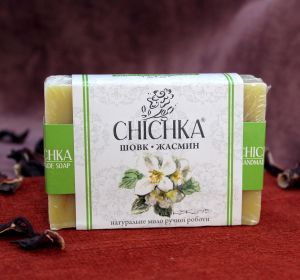 Натуральное мыло «CHICHKA» (шелк, жасмин)