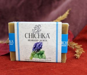 Натуральное мыло «CHICHKA» (шалфей, мята)
