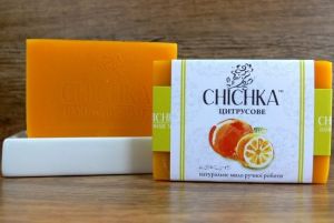 Натуральное мыло «CHICHKA» (цитрусовое)