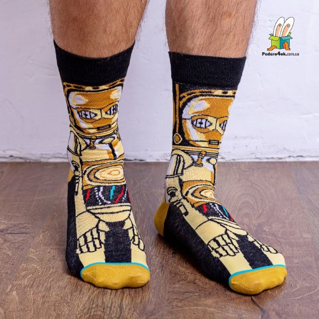 Носки с принтом Star Wars - Мудрый С-3РО