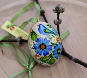Пасхальное яйцо (писанка) с подвеской (08)